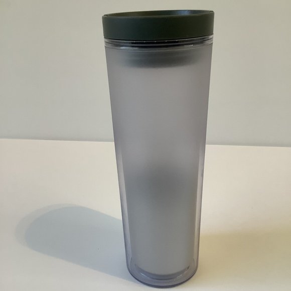 2013 Starbucks Frosted Gray Clear Ombre Tumbler - Picture 5 of 7